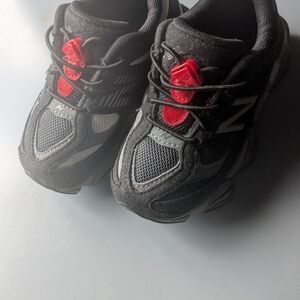 New Balance Kids' Sneakers in Black and Red